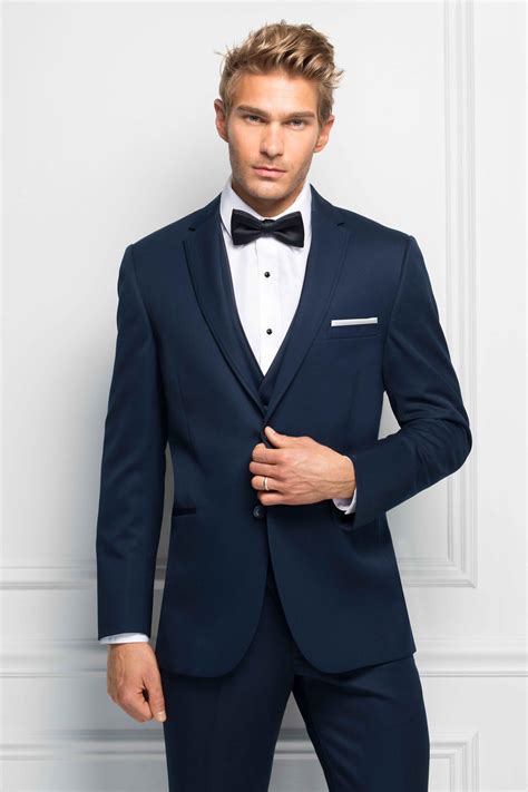 NAVY STERLING WEDDING SUIT MICHAEL KORS 